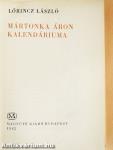 Mártonka Áron kalendáriuma