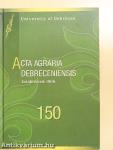 Acta Agraria Debreceniensis 150