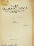 Acta Archaeologica XI/1-4