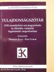 Tulajdonságszótár