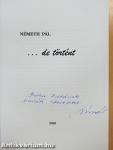 ... de történt (dedikált példány)