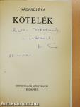 Kötelék (dedikált példány)