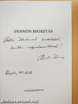 Pannon beosztás (dedikált példány)