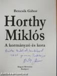 Horthy Miklós (dedikált példány)
