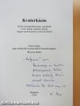 Kvaterkázás (dedikált példány)
