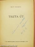 Tiszta út (dedikált példány)
