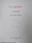 V. I. Lenin összes művei 34.