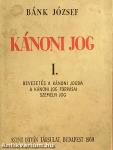 Kánoni jog I.