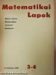 Matematikai Lapok 1970/3-4.