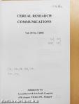 Cereal Research Communications 2006/1. I-II.