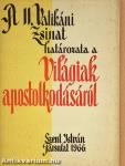 Határozat a világiak apostolkodásáról