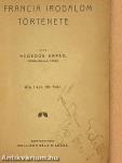 A francia irodalom története