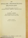 An English Pronouncing Dictionary