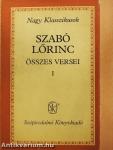 Szabó Lőrinc összes versei 1-2.