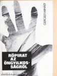 Röpirat az öngyilkosságról