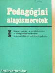 Pedagógiai alapismeretek