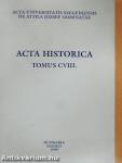 Acta Historica Tomus CVIII.