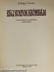 Régi boltok krónikája