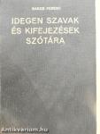 Idegen szavak és kifejezések szótára