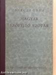 Magyar szófejtő szótár