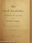 Also sprach Zarathustra (gótbetűs)