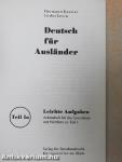 Deutsch für Ausländer 1a