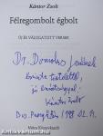 Félregombolt égbolt (dedikált példány)