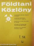 Földtani Közlöny 1984/1.