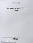 Mítoszok helyett (dedikált példány)
