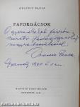 Faforgácsok (dedikált példány)