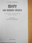 More One Minute Stories