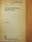 A Concise Dictionary of English Idioms