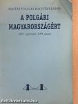 A polgári Magyarországért