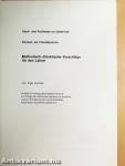 Methodisch-didaktische Vorschläge für den Lehrer