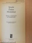 Sprache Denken Wirklichkeit