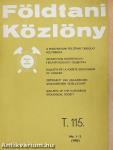 Földtani Közlöny 1985/1-2.