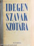 Idegen szavak szótára