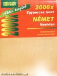 2000 x Egyperces teszt - Német nyelvtan