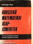 Korszerű matematikai alapismeretek
