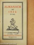 Almanach az 1922. évre