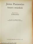 Janus Pannonius összes munkái
