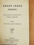 Arany János munkái III.