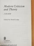 Modern Criticism and Theory