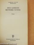Des Lebens bittere Süße
