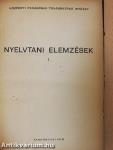 Nyelvtani elemzések I-II.
