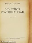 Egy ember egyedül marad