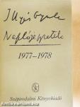 Naplójegyzetek 1977-1978
