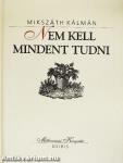 Nem kell mindent tudni