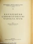 Egyszerűbb laboratóriumi vizsgálatok