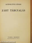 Zárt tárgyalás